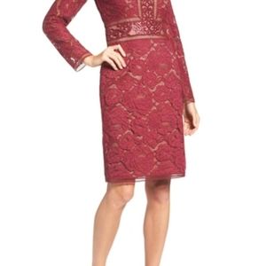 Tadashi Shoji Burgundy Dress